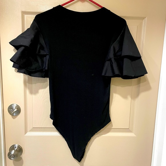 Nasty Gal Black women’s bodysuit - SZ 22 - Picture 2 of 8